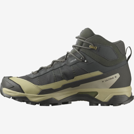 Ботинки X ULTRA 5 MID GTX (RU 45.5 UK 11.5 USm 12 СМ 29.5; peat/gray green/blue nights)